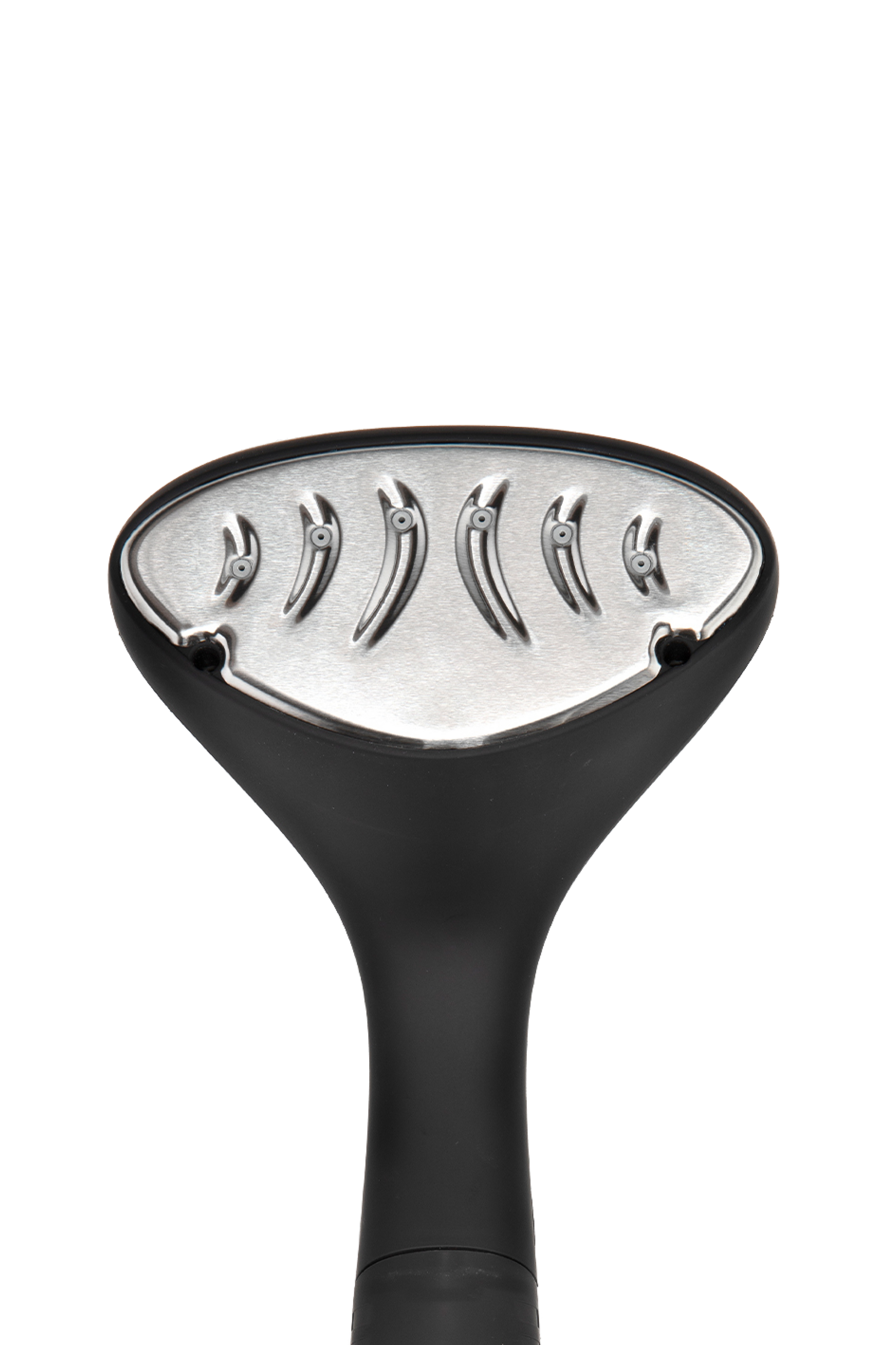 Black handheld steamer