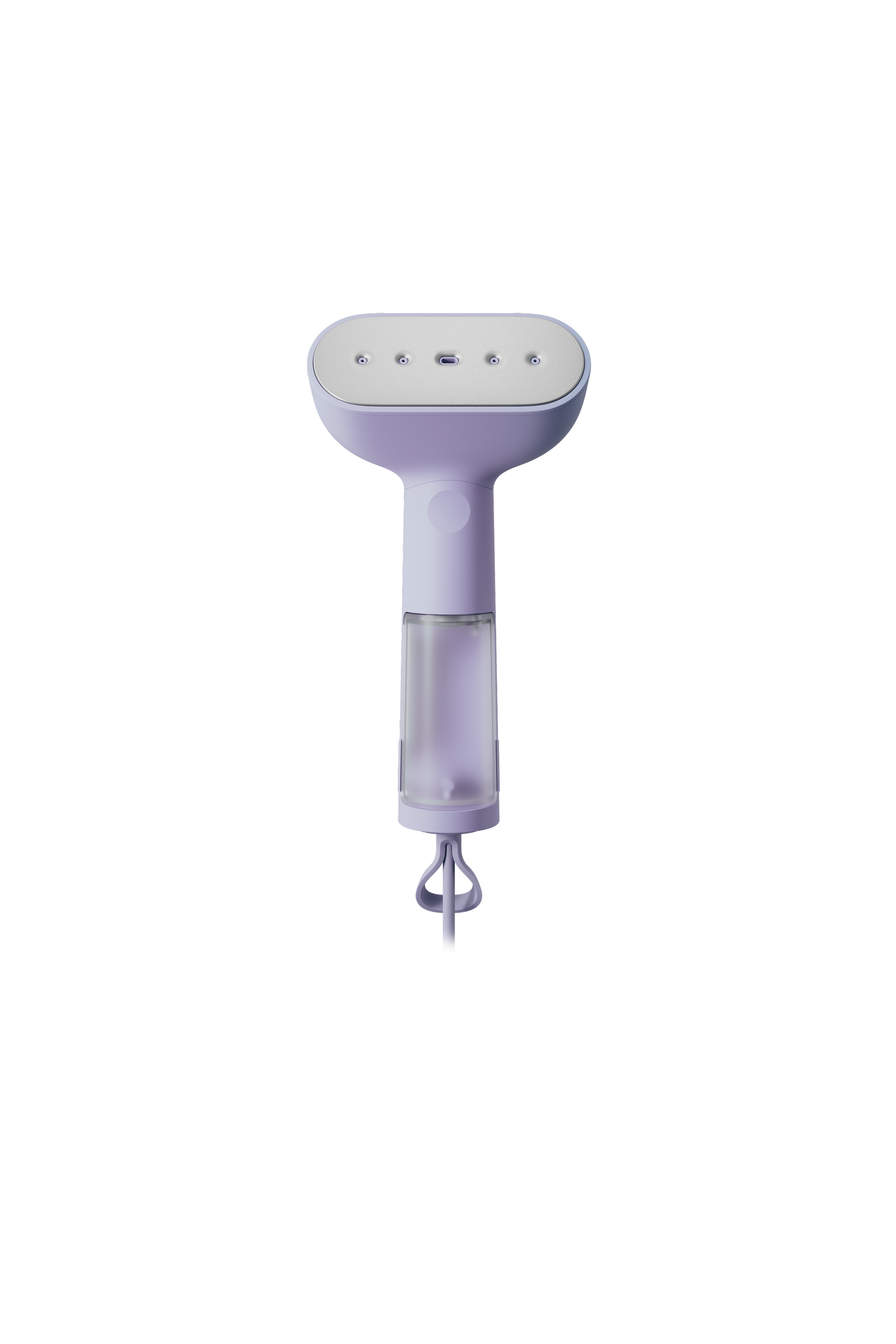Purple handheld steamer