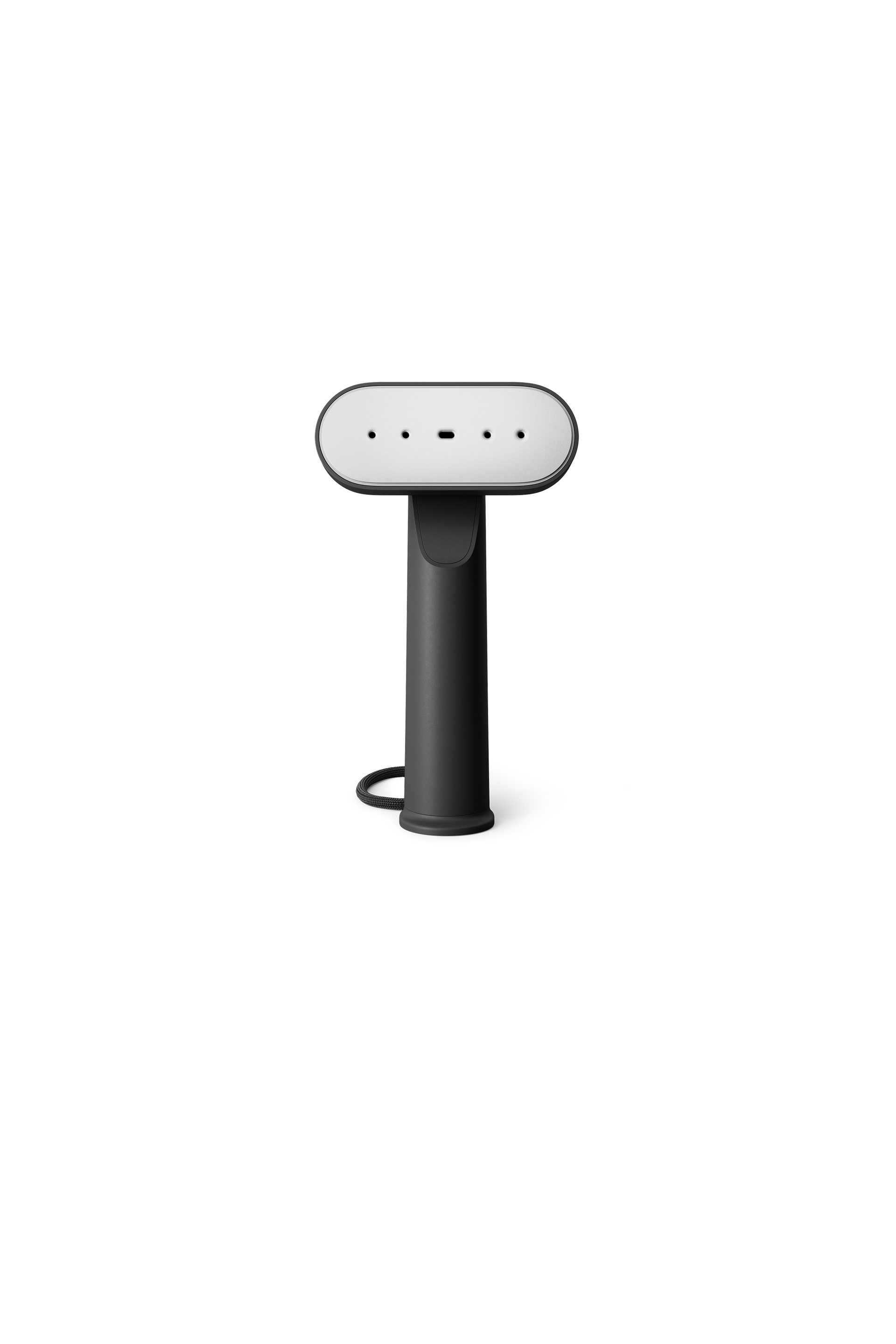 Black handheld steamer