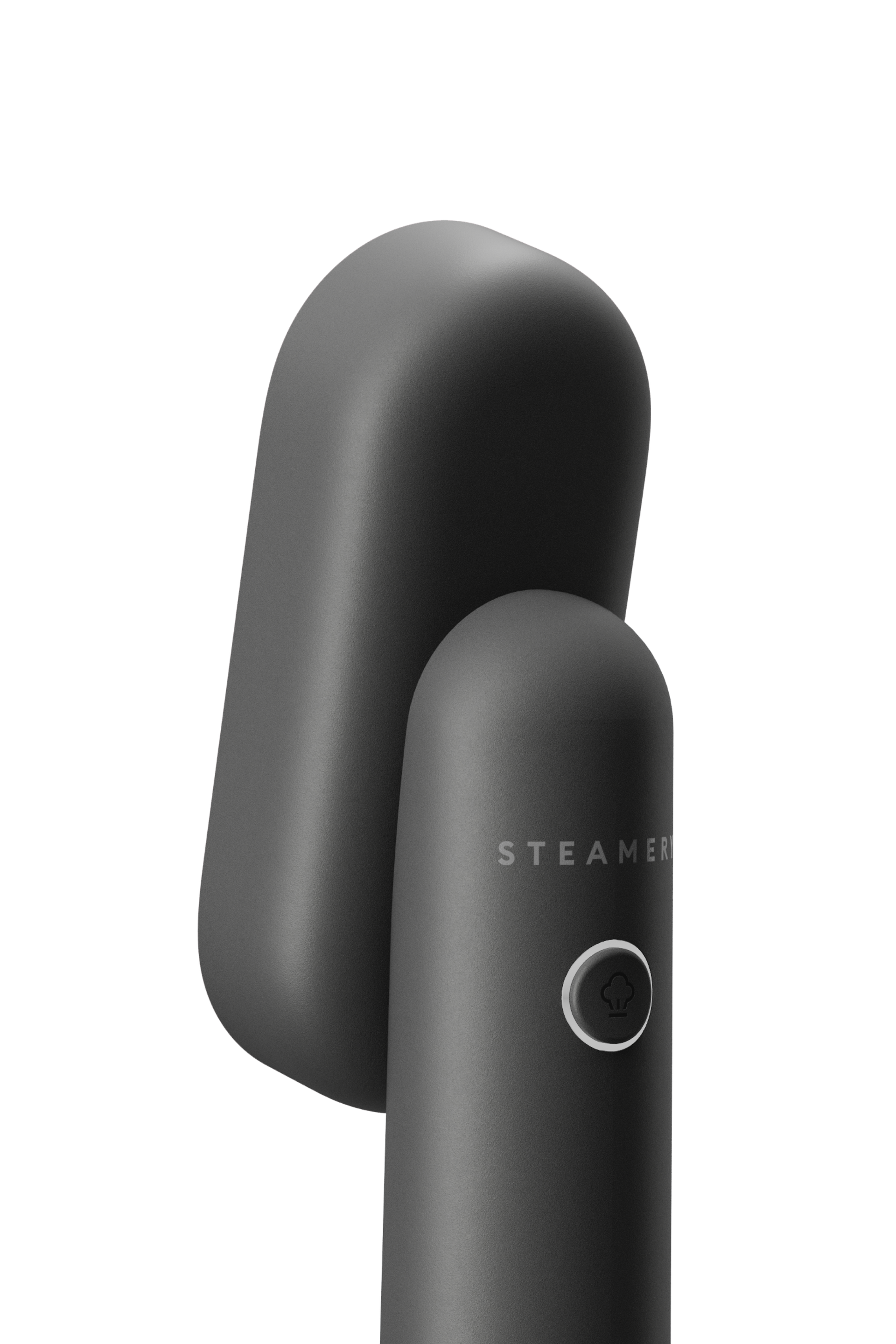 Black travel steamer