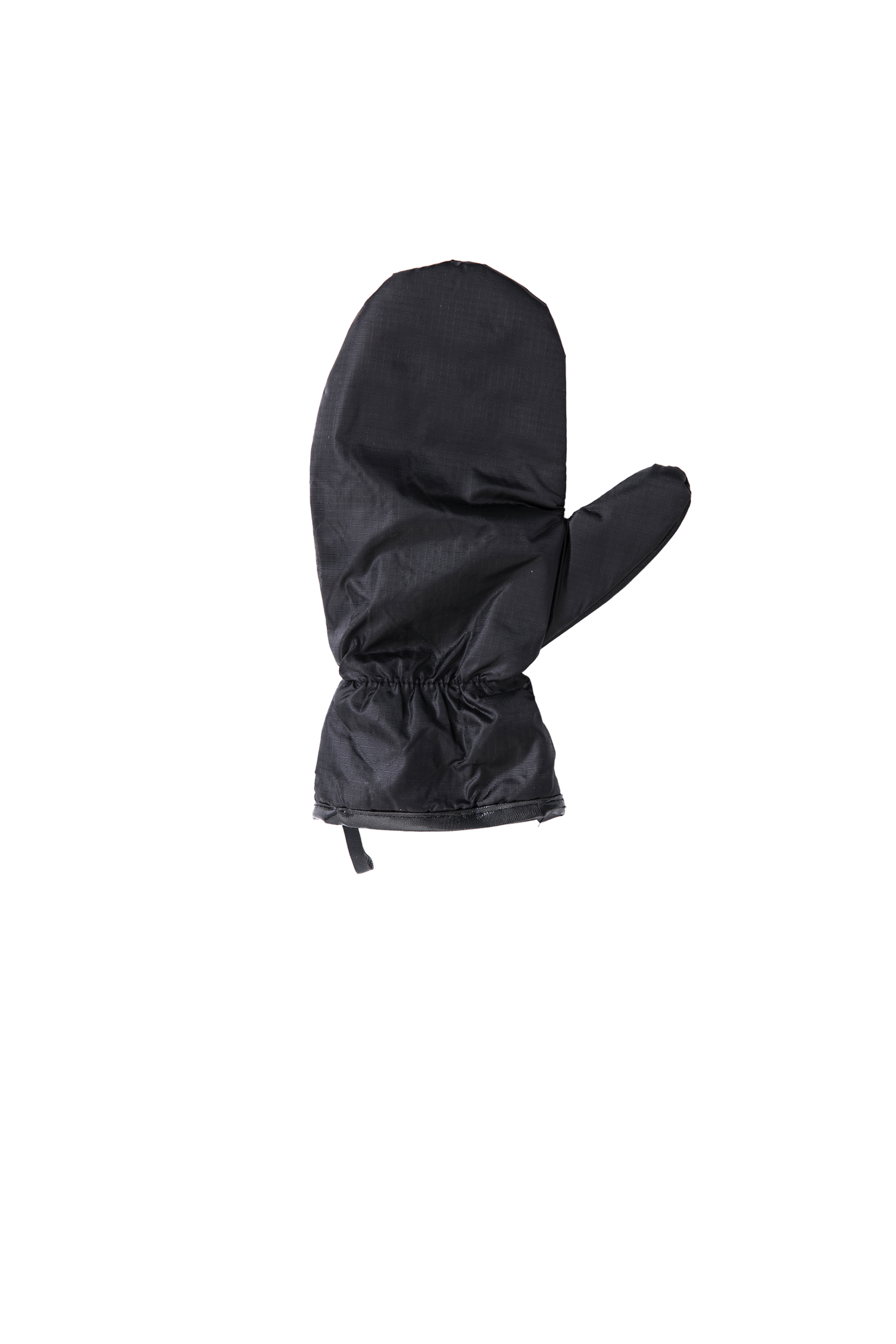 Black glove on a white background