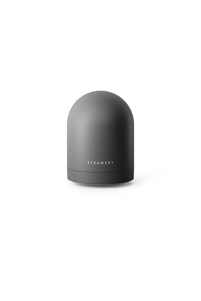Black fabric shaver on white background