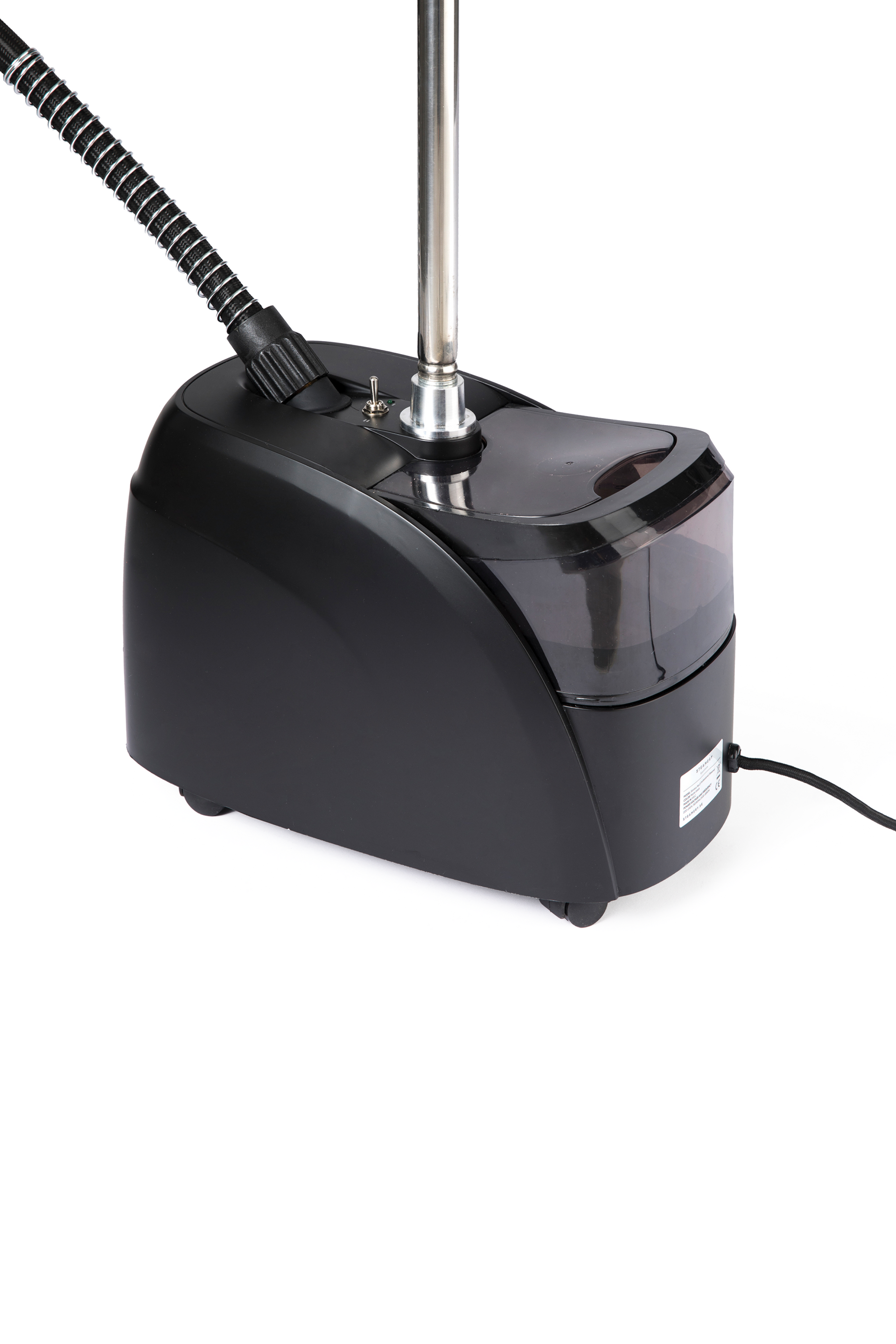 Black floor steamer tank