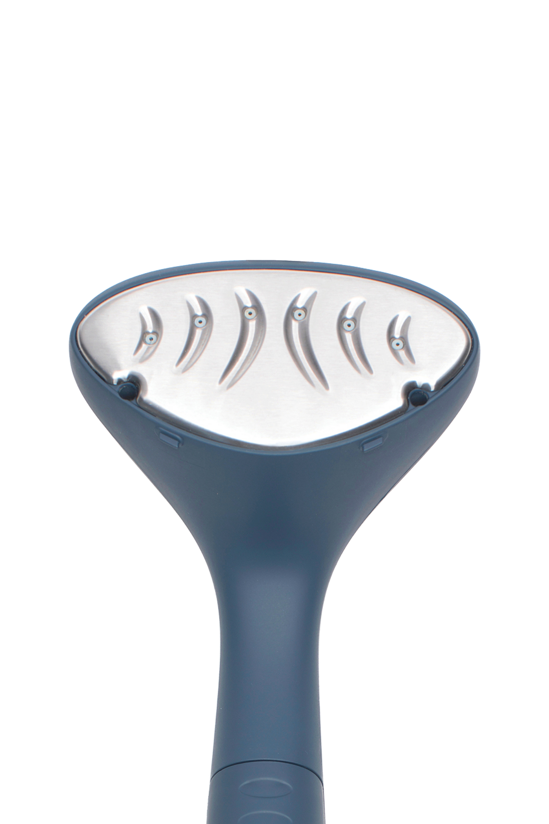 Blue handheld steamer