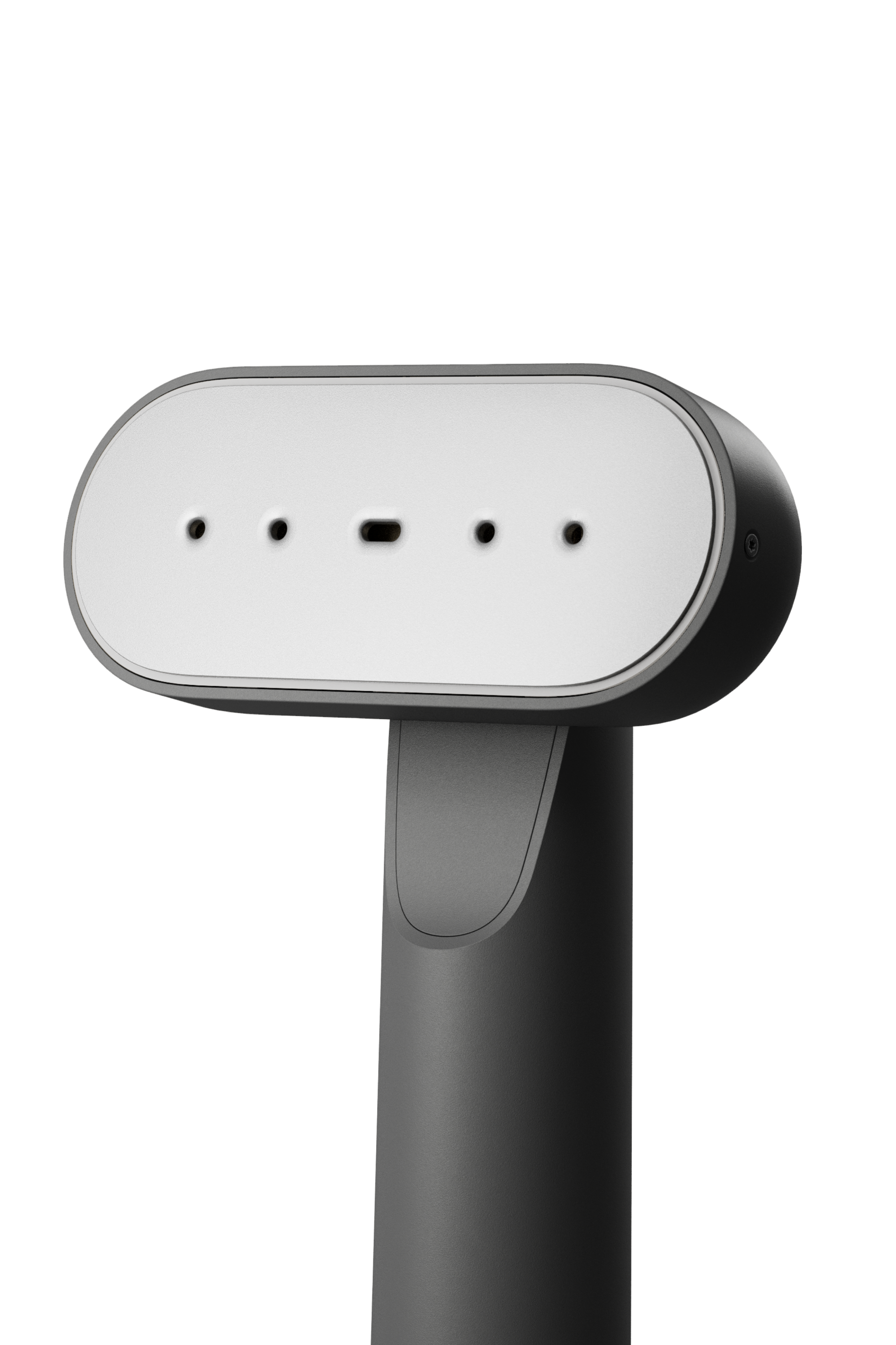 Black handheld steamer