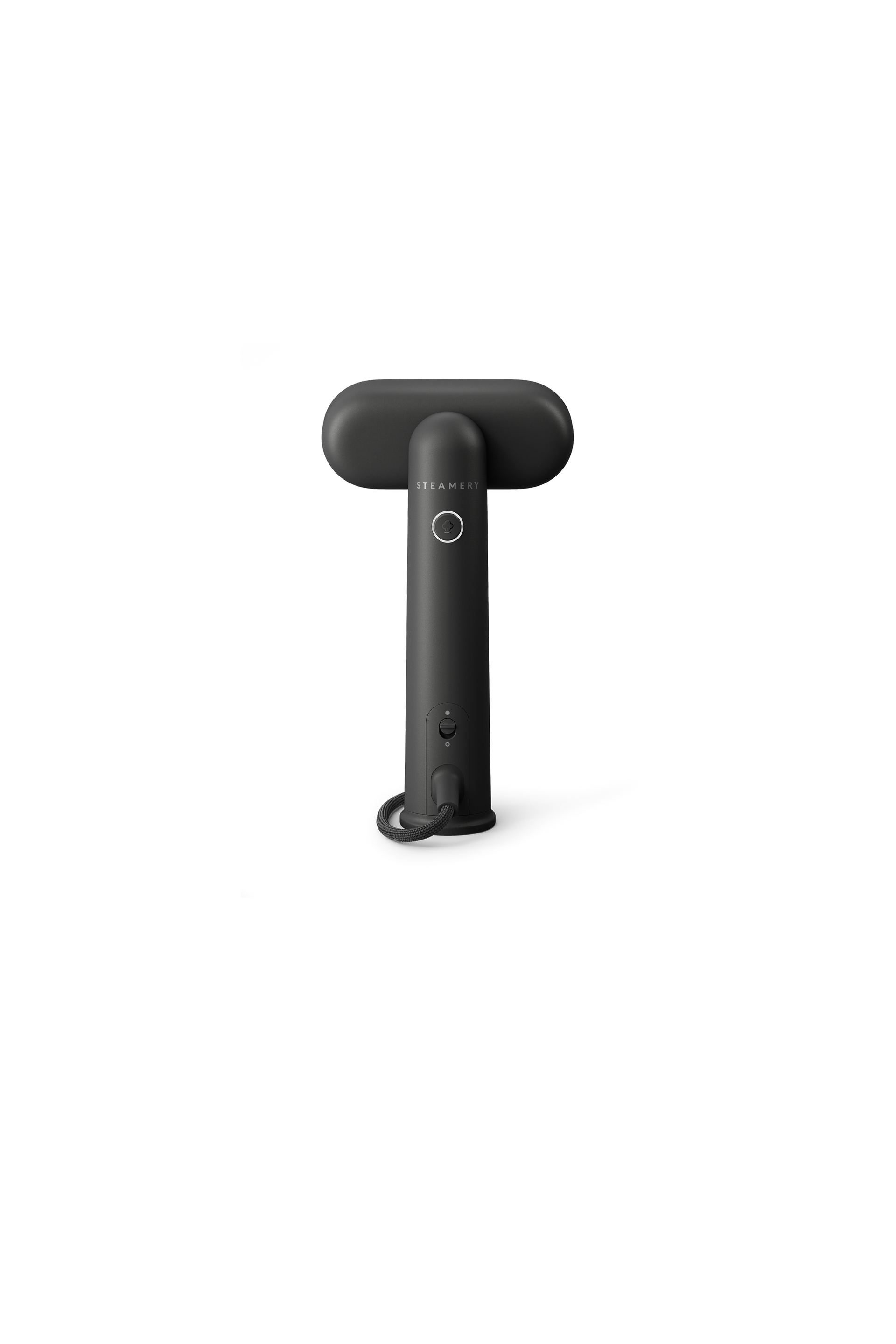 Black handheld steamer