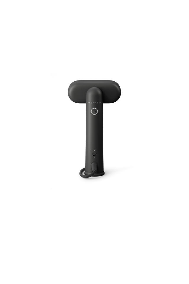 Black handheld steamer
