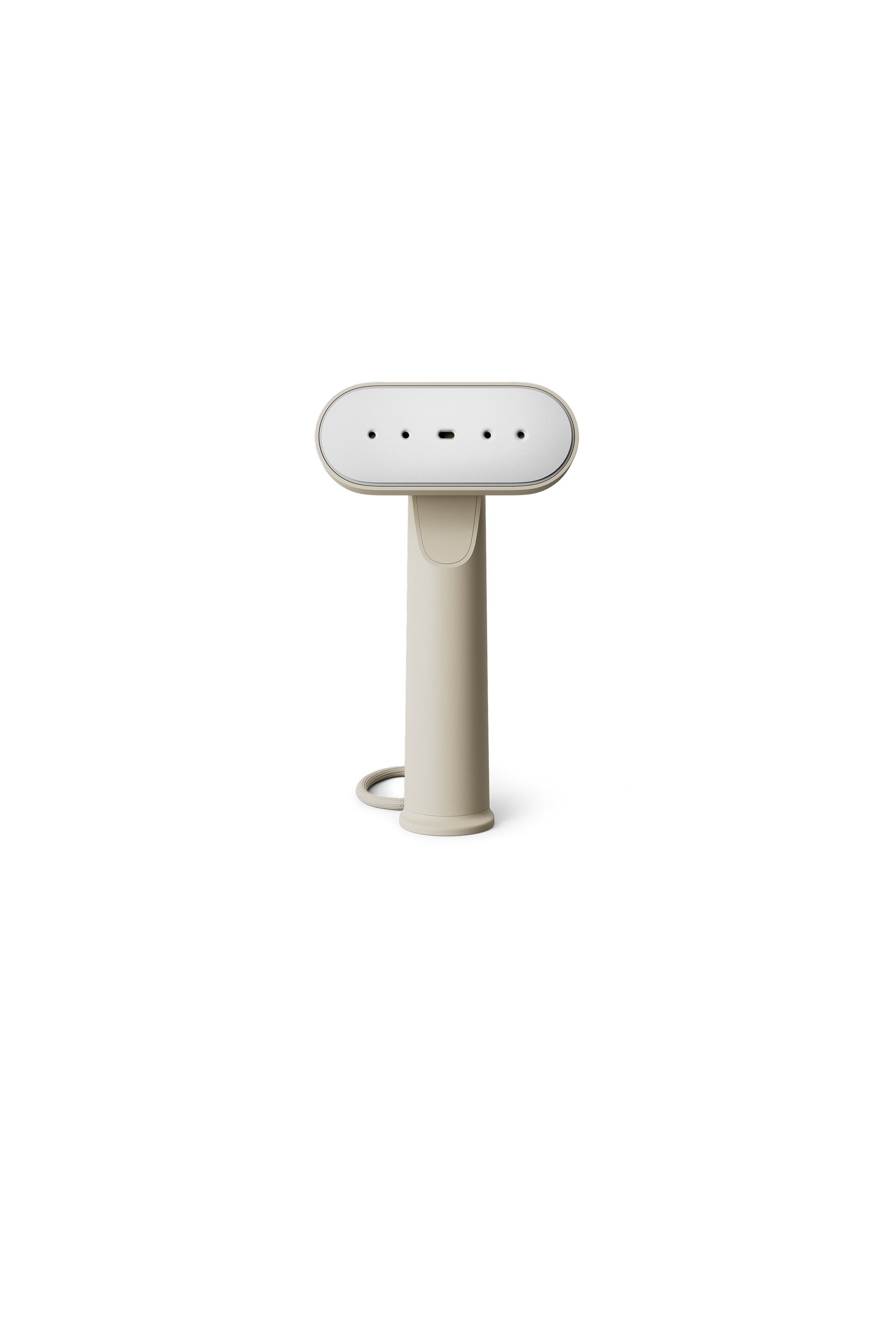 Beige handheld steamer