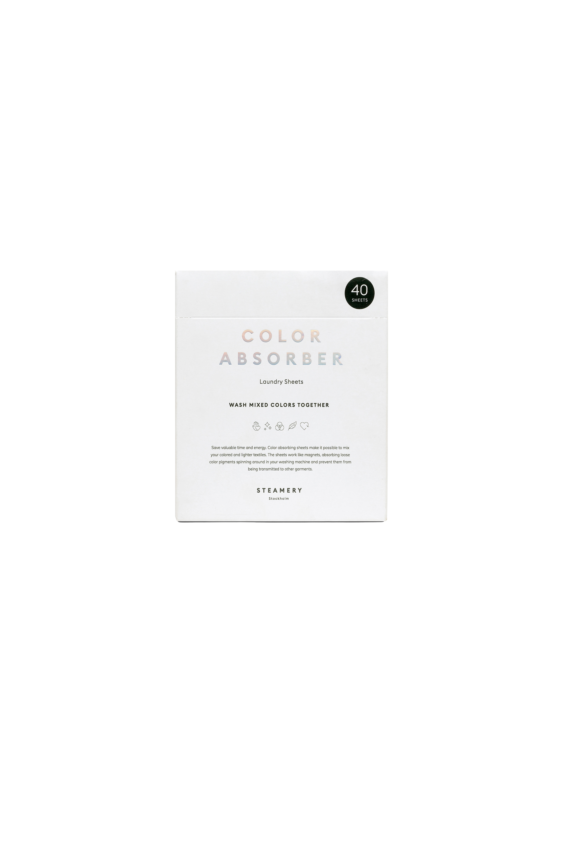Box of Color Absorber on a white background