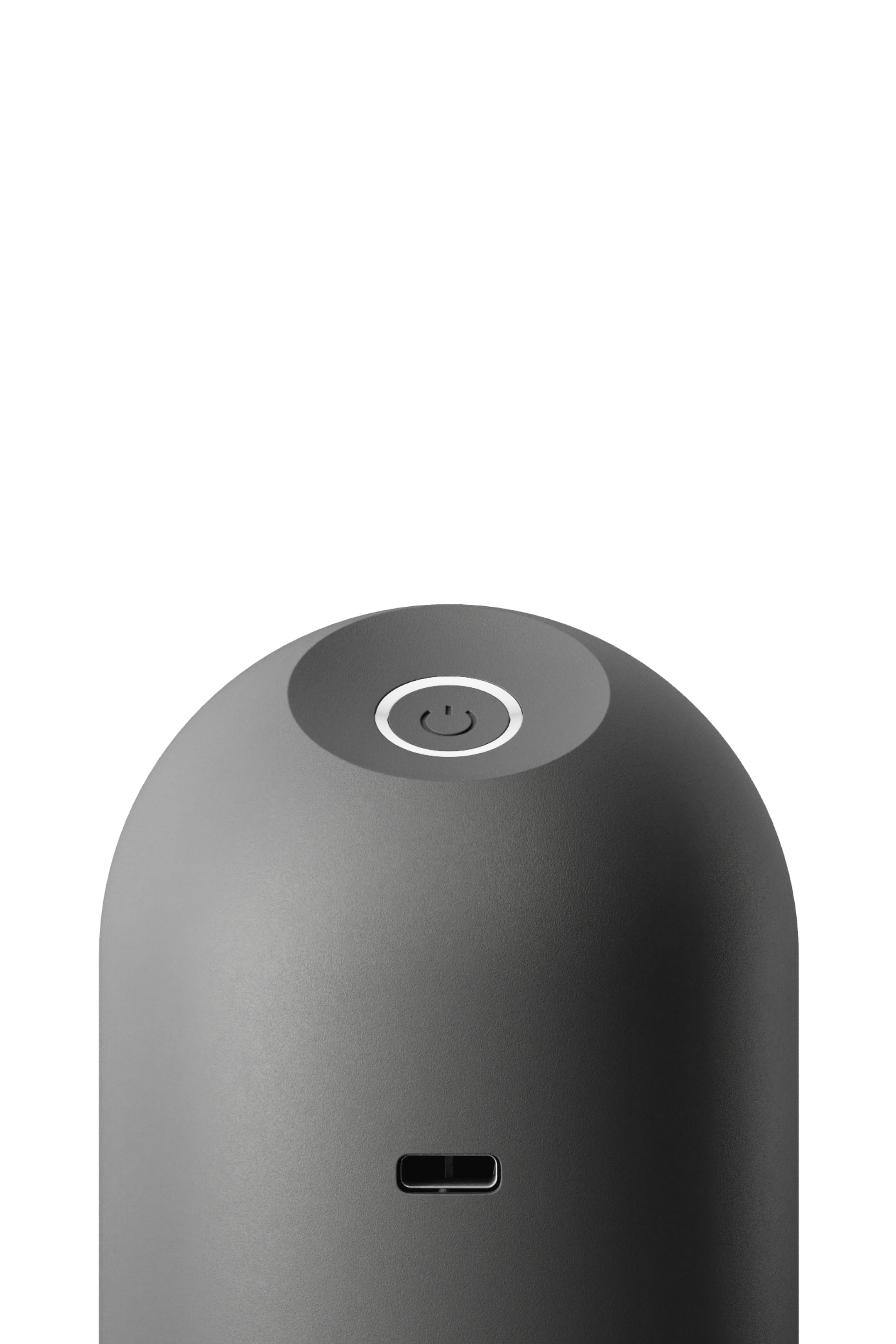 Black fabric shaver on white background