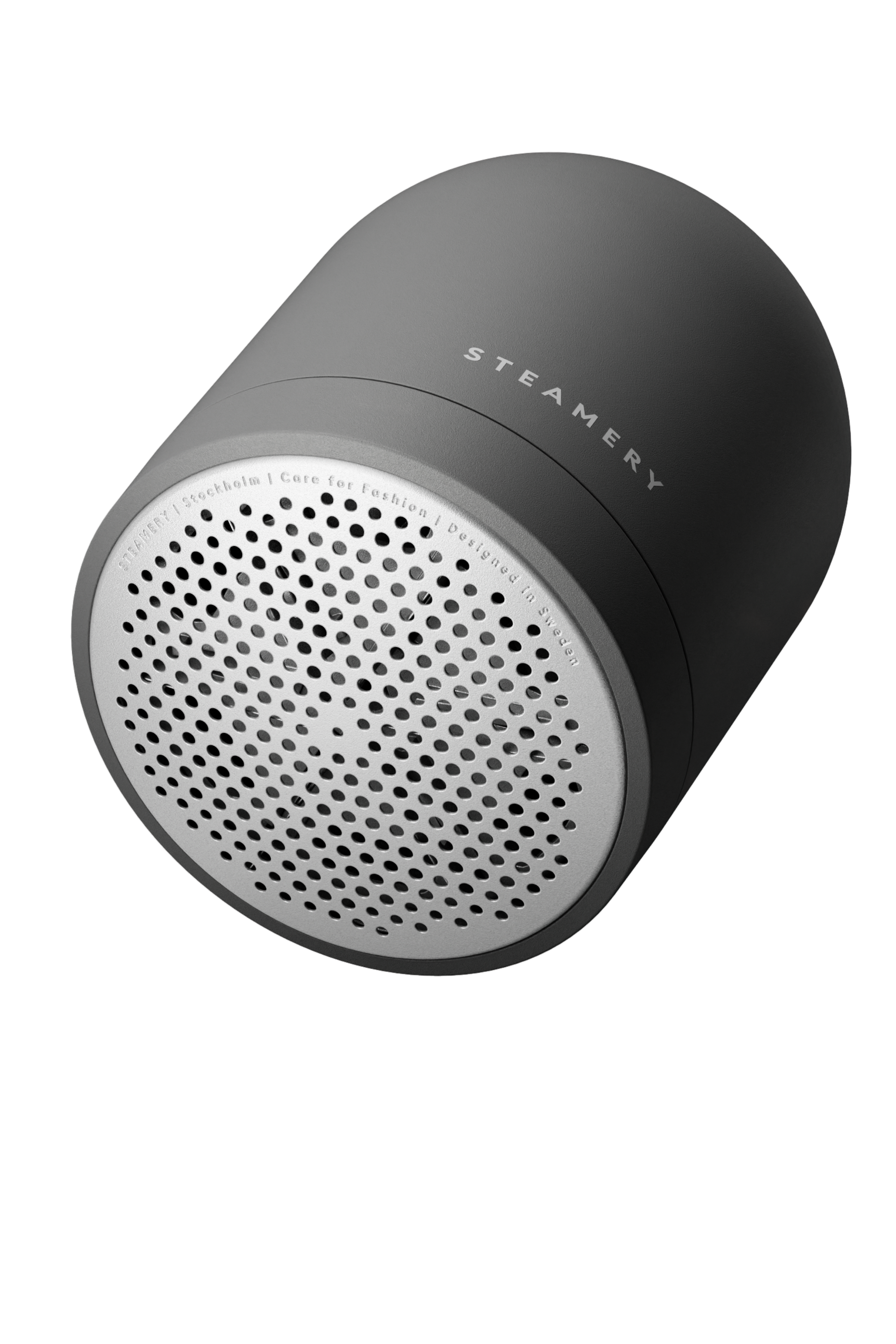 Black fabric shaver on white background