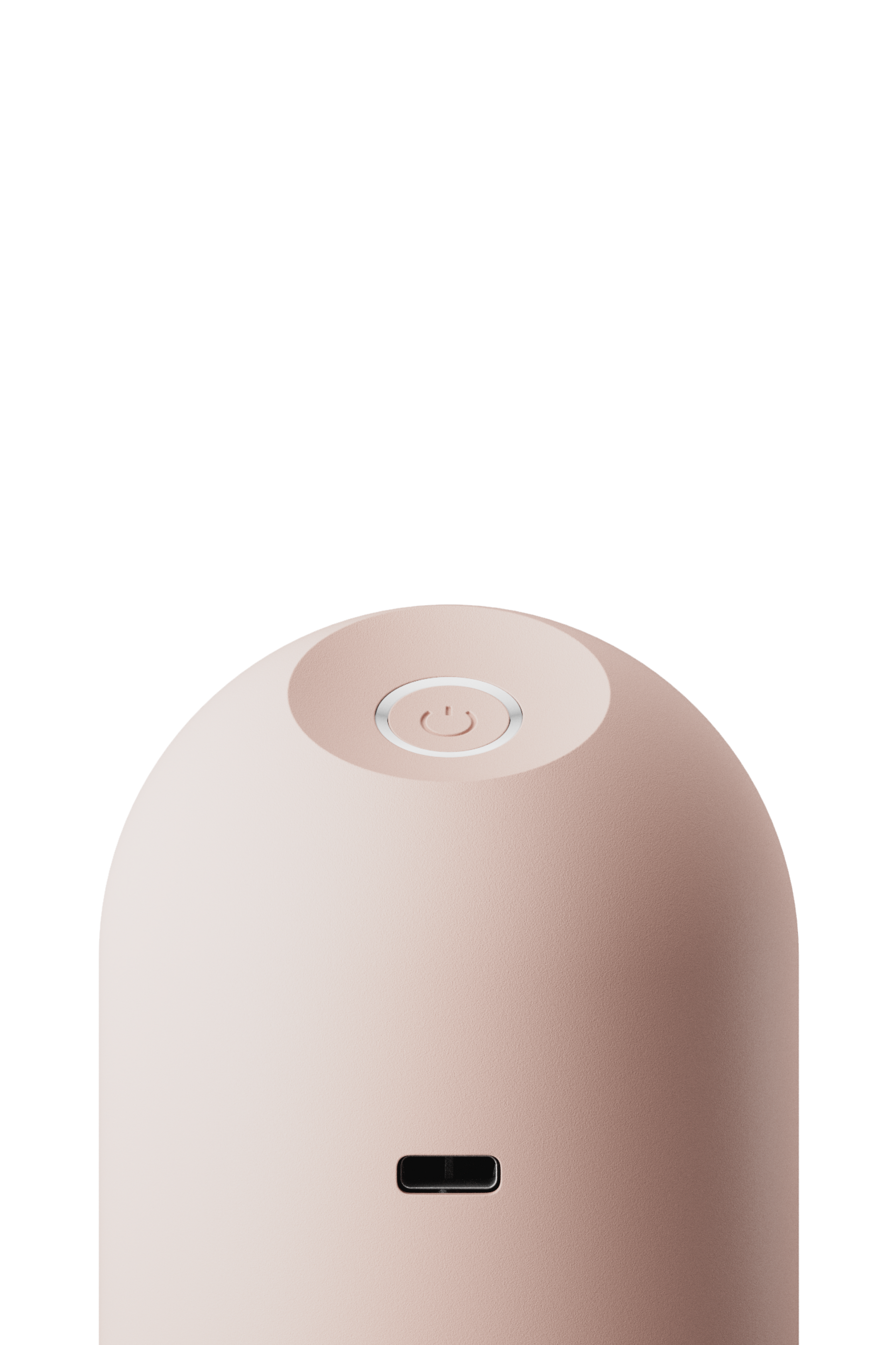Pink fabric shaver on white background