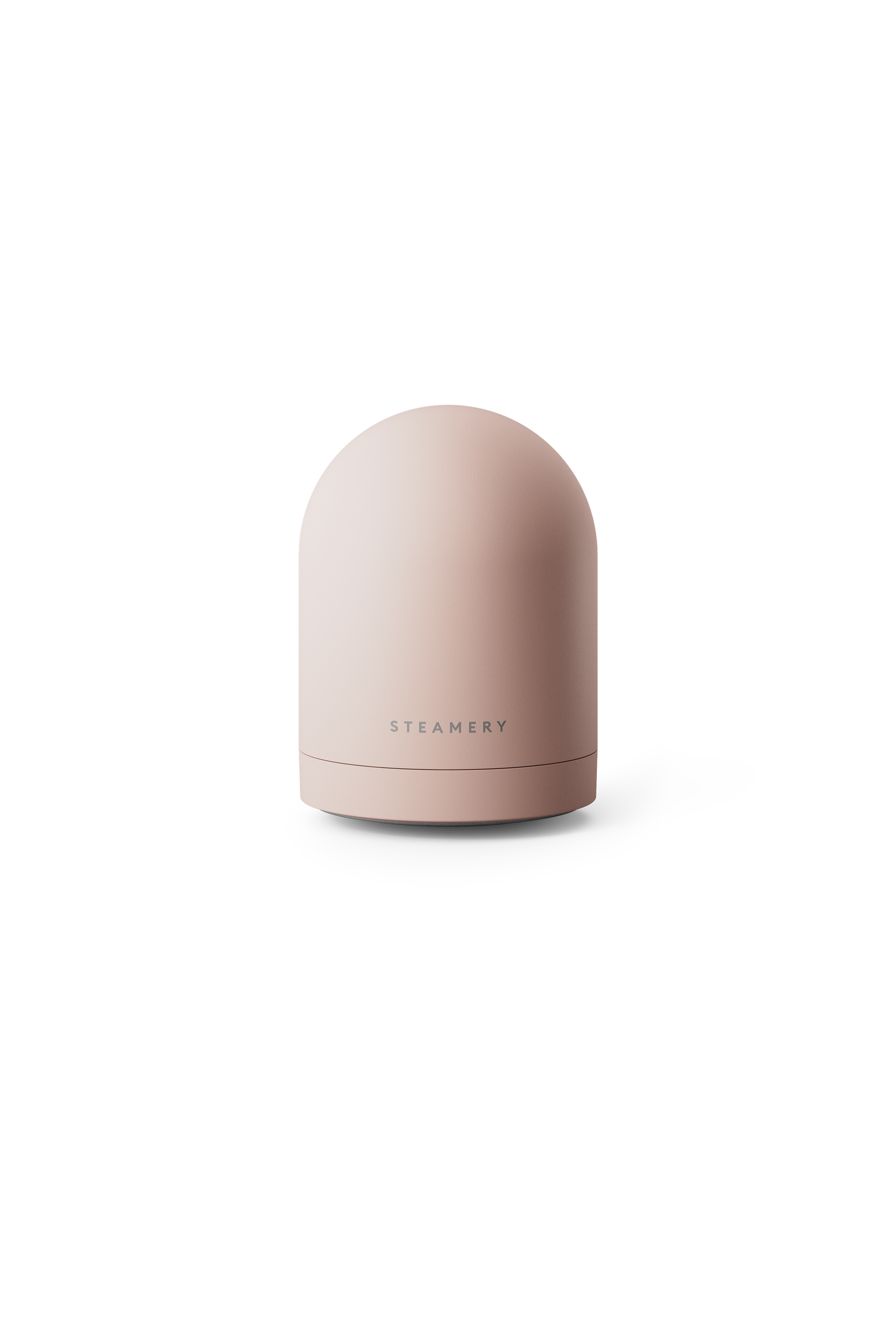 Pink fabric shaver on white background