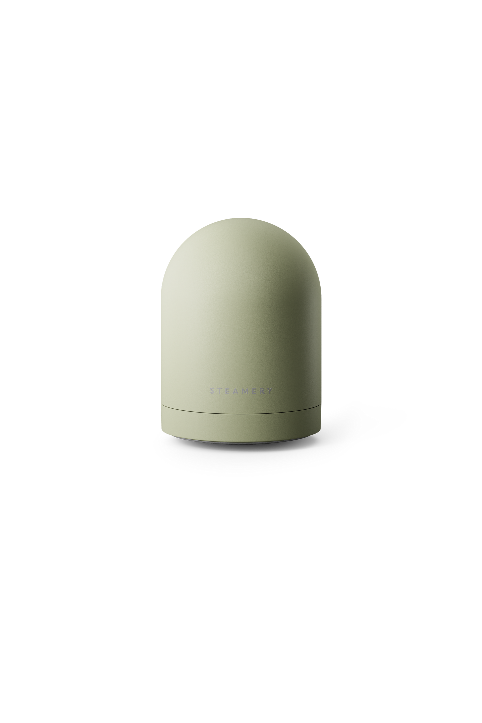 Light green fabric shaver on white background