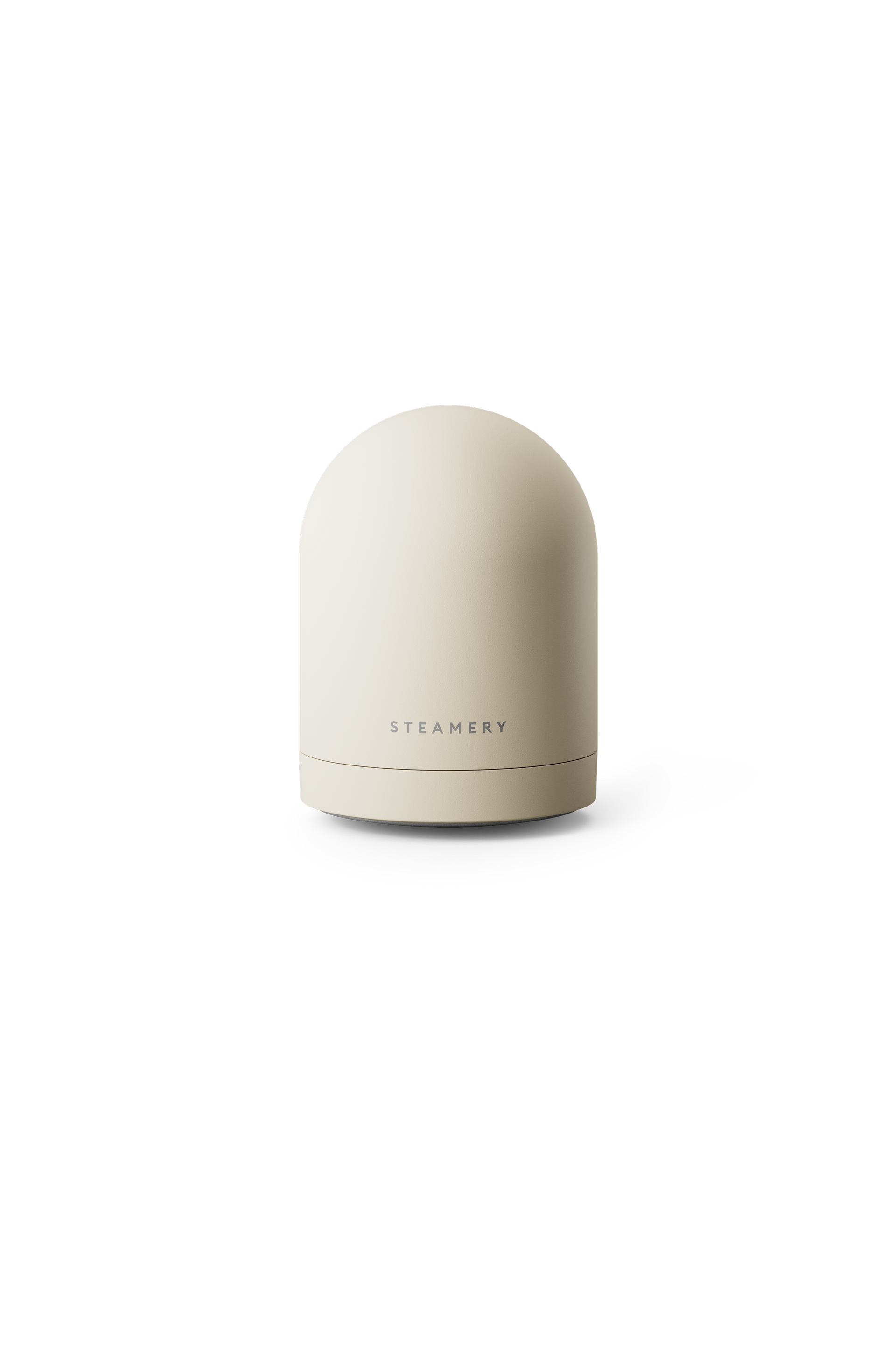 Beige fabric shaver on white background