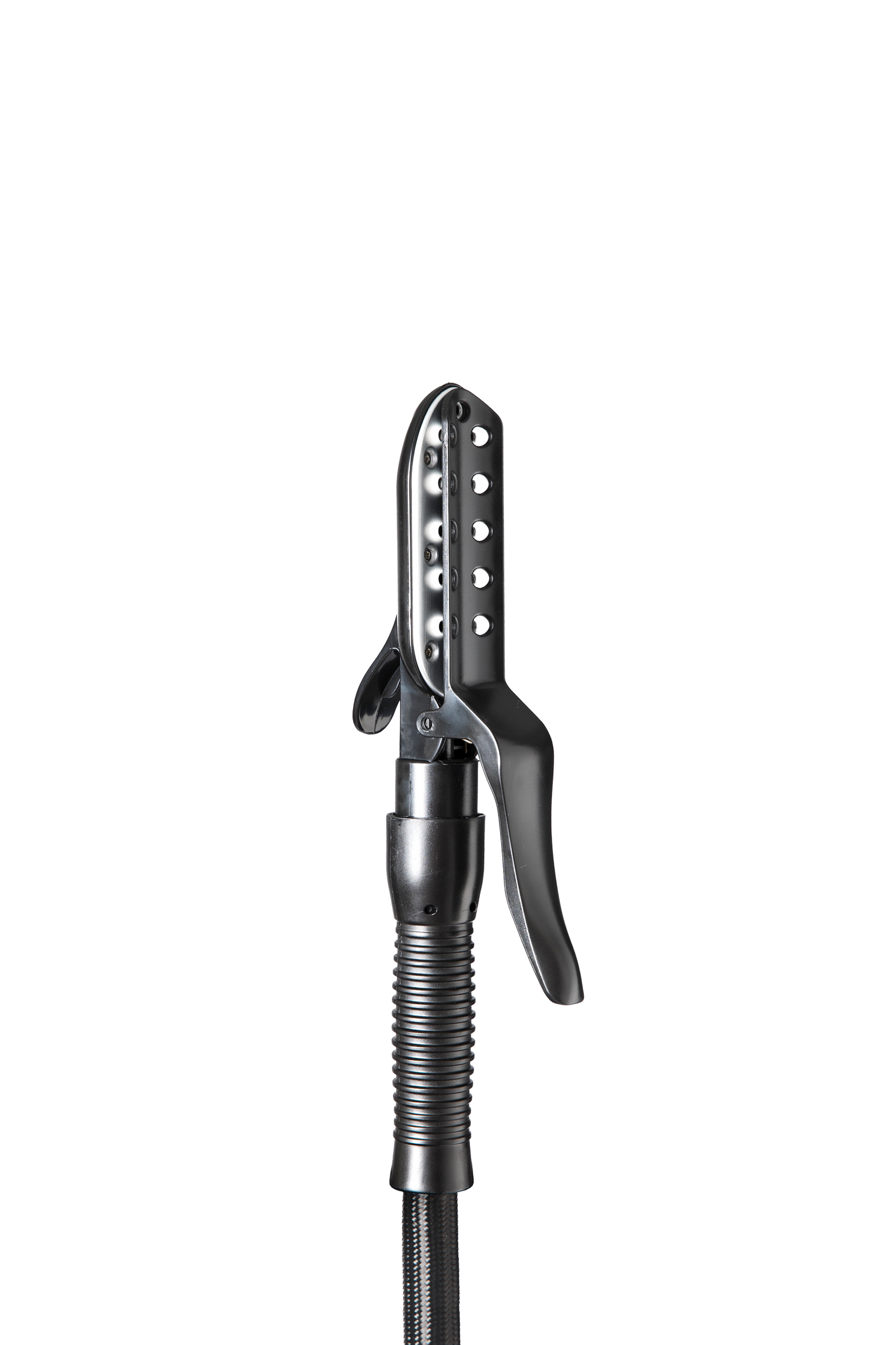 Black garment floor steamer head